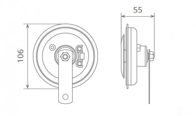 45C LARGE DISC HORN