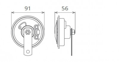 50F 48V Dİ-DİT KORNA